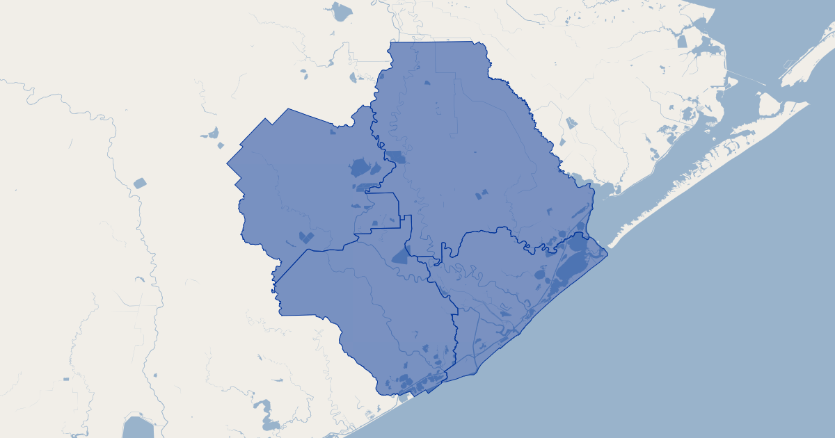 Brazoria County, Texas Navigation Districts  GIS Map Data  Brazoria 