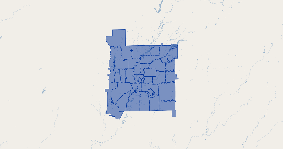 Indianapolis Indiana Zip Code Boundaries Gis Map Data City Of