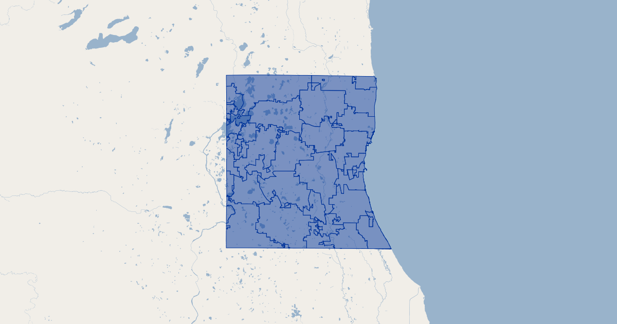 Lake County, IL Zip Codes GIS Map Data Lake County, Illinois