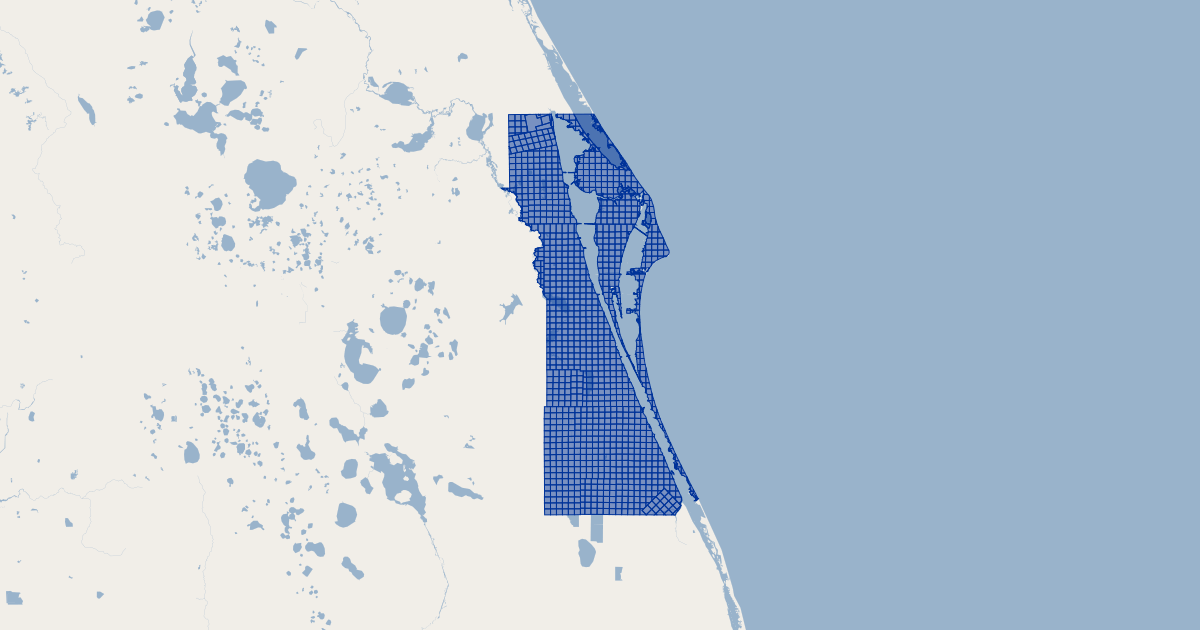 Brevard County, FL Sections GIS Map Data Brevard County, Florida