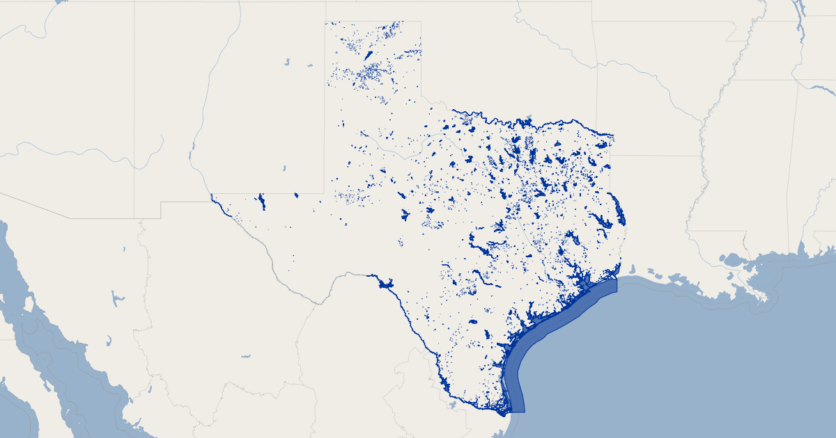 Texas Water - Texas  GIS Map Data  Texas Department of Transportation 