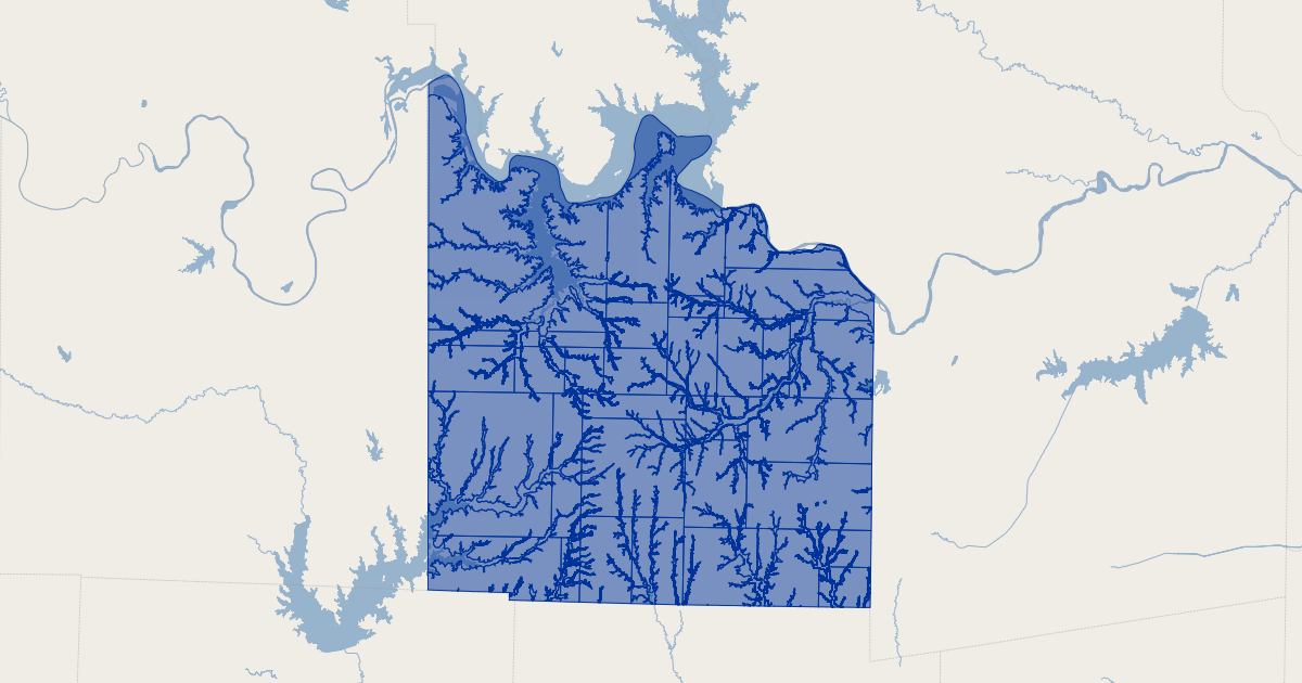 City of Sherman, TX Flood Hazard Areas - Grayson County | GIS Map Data ...