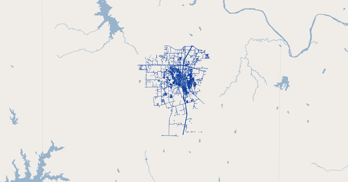 City of Sherman, TX Pavement Edge - Southwest Grayson | GIS Map Data ...