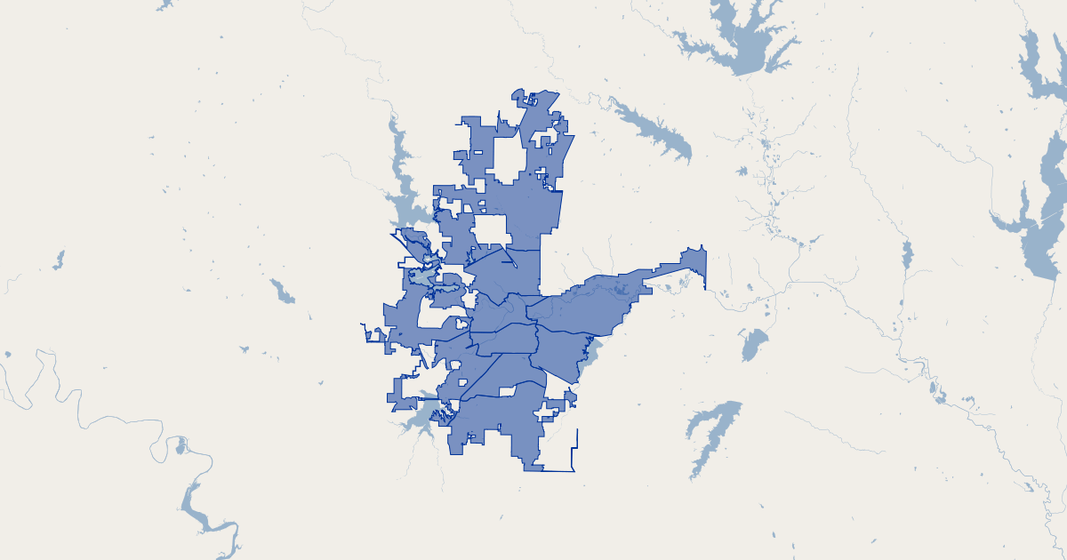 Fort Worth, Texas Neighborhood Policing Districts - Tarrant County ...