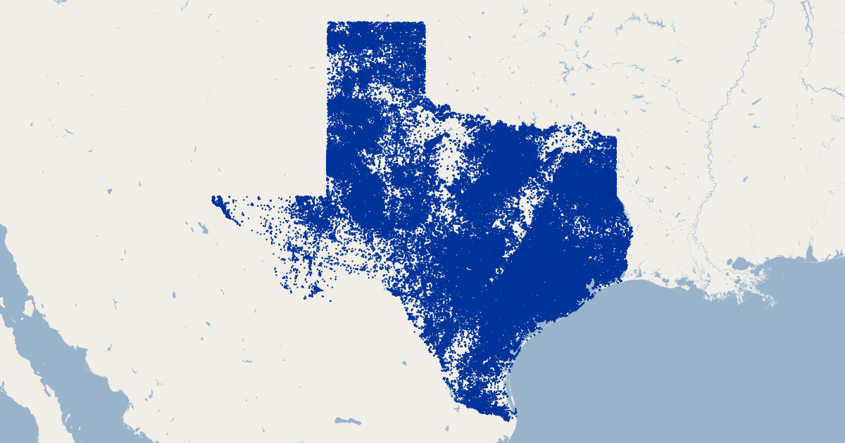 Texas Water Well Reports Gis Map Data Texas Water Development Board Koordinates 1029