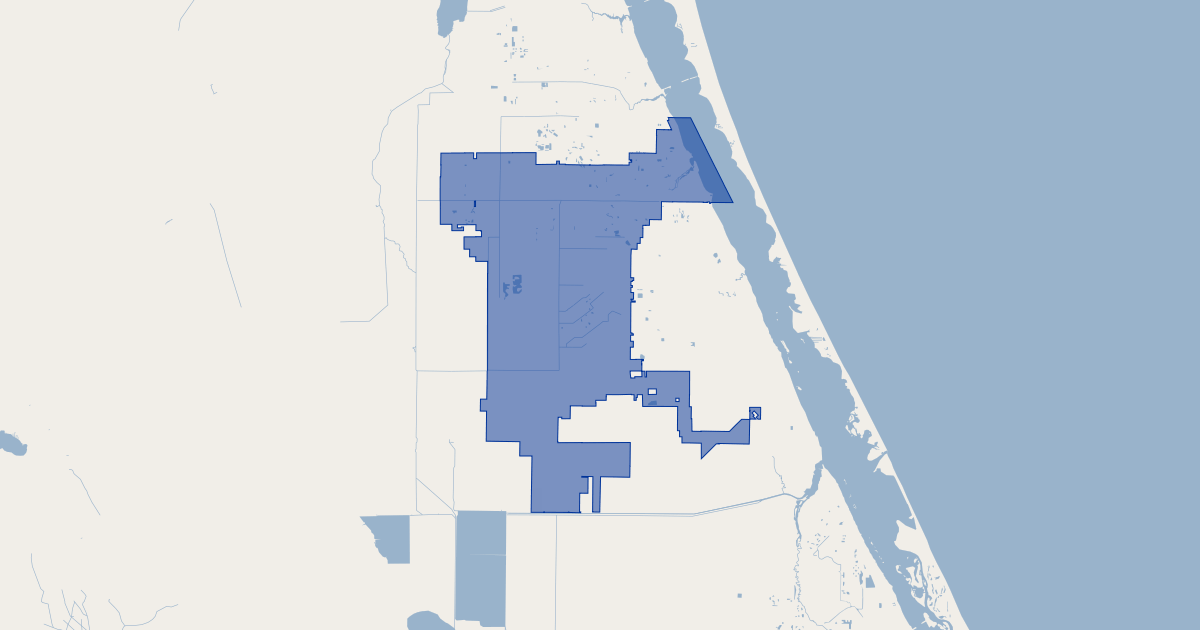 Palm Bay Fl City Limits Gis Map Data City Of Palm Bay Florida